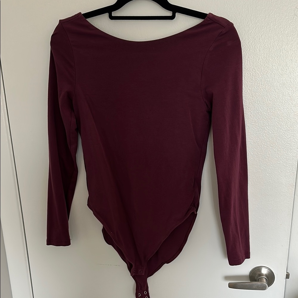 Women's Mauve Long Bodysuit